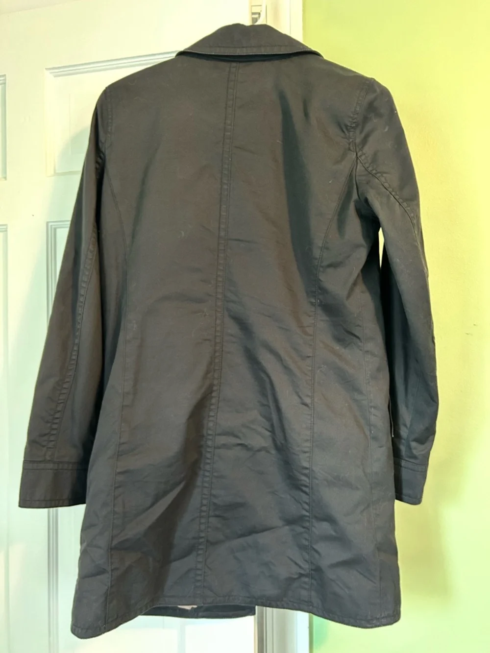 Coach Black and Gold Lightweight Trench Coat Women’s XS - Picture 6 of 7